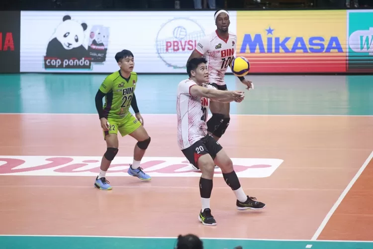 Jakarta STIN BIN akhirnya memetik kemenangan dalam seri Final Four setelah mengalahkan Bank Sumsel Babel.  (Proliga)