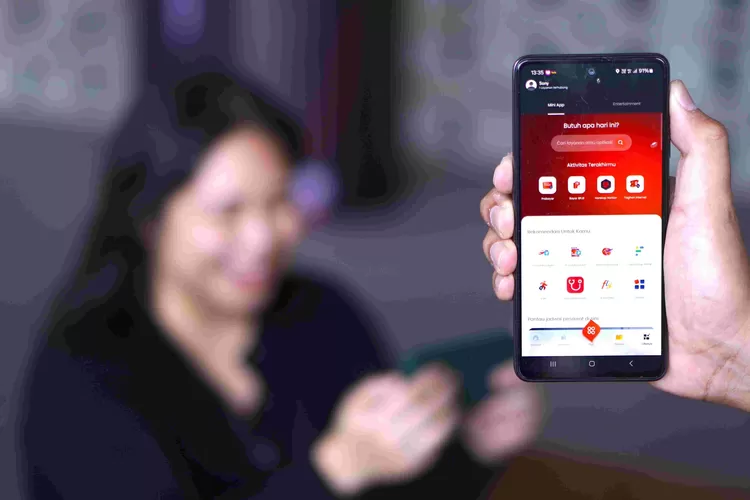 MyTelkomsel super app menawarkan tampilan yang modern dan intuitif serta dilengkapi dengan beragam fitur unggulan. (dok Telkomsel.)