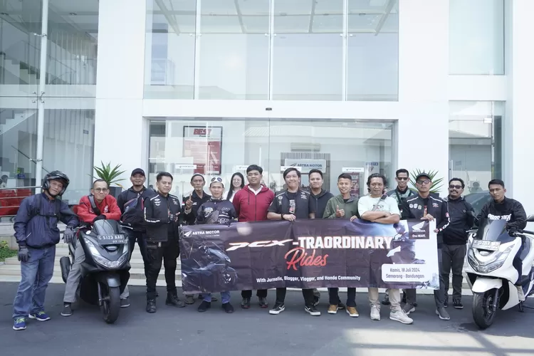Rasakan Nyamannya PCX Dalam PCX-TRAORDINARY RIDES Bareng Jurnalis, Vlogger, dan HPCI Jateng
