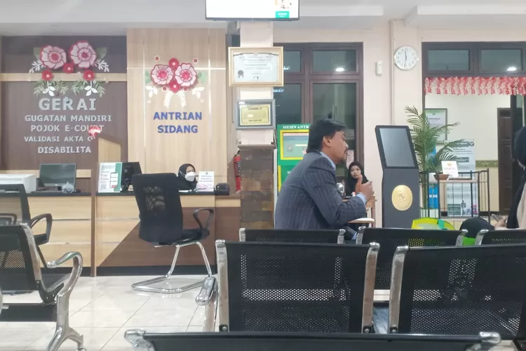 Salah satu pojok pelayanan di Pengadilan Agama Kendal.  (edi prayitno/kontributor kendal)