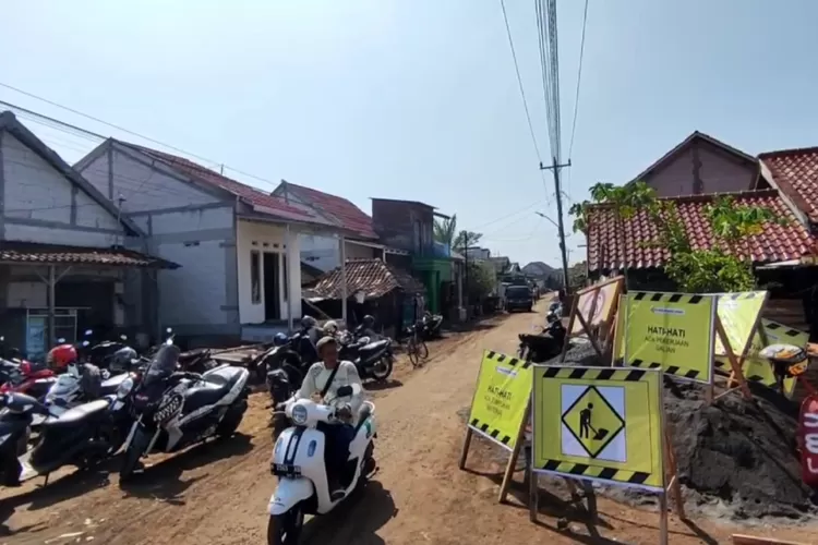 Penataan Kawasan Kumuh di Kelurahan Karangsari dan Bandengan dari dana DAK PPKT 2024.  (Edi prayitno/kontributor kendal)