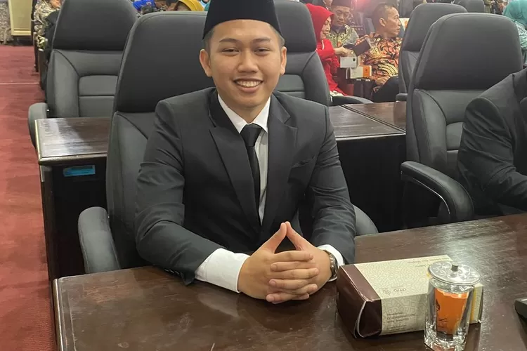 Muhammad Iqbal Adila, &nbsp;anggota DPRD Kendal termuda periode 2024-2029.  (edi prayitno/kontributor kendal)