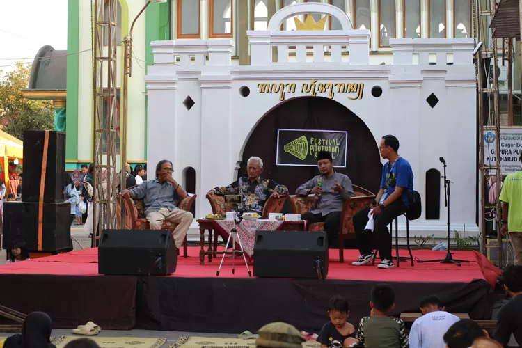 Salah satu kegiatan di Festival Pituturan di Desa Kutoharjo Kaliwungu beberapa pekan lalu.  (dokumen)