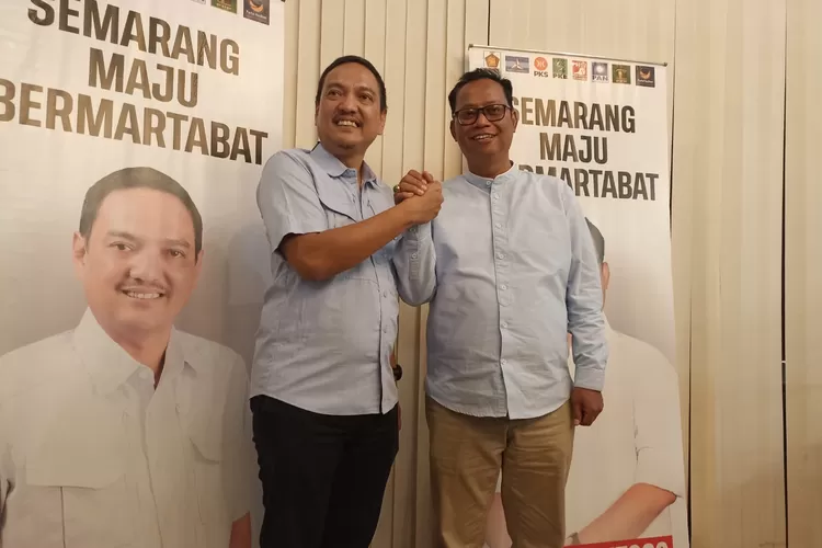 Yoyok Sukawi dan  Joko Santoso. (dok)