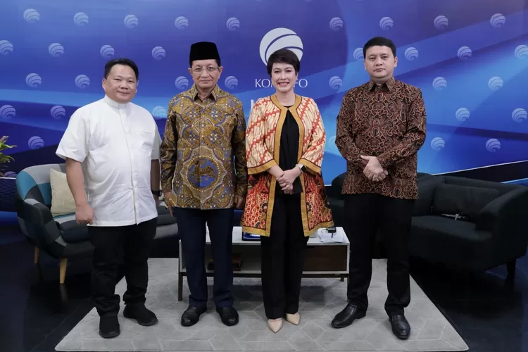 Para narasumber saat dialog Forum Merdeka Barat 9 (FMB9) dengan tema &lsquo;Kunjungan Paus Fransiskus Simbol Persahabatan Lintas Agama&rsquo;, Senin 26 Agustus 2024. (dok FMB9)