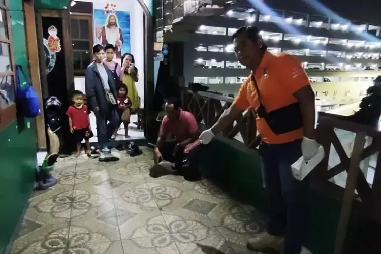 Lokasi penusukan mertua oleh menantu di Bergota Semarang. (Istimewa)