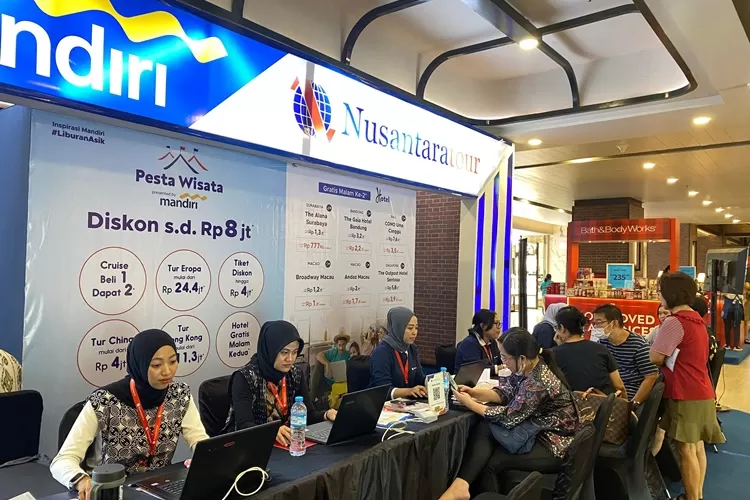 Pesta Wisata Nusantaratour 2024 dilaksanakan di Mall Queen City Semarang mulai tanggal 30 Agustus hingga 1 September 2024. (dok Nusantaratour)