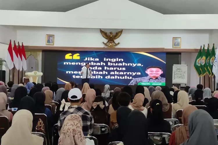 Seminar Nasional Kewirausahaan yang diselenggarakan DPD Winmus Jateng di Pendopo Kabupaten Kendal, Minggu 8 september 2024.  (edi prayitno/kontributor kendal)