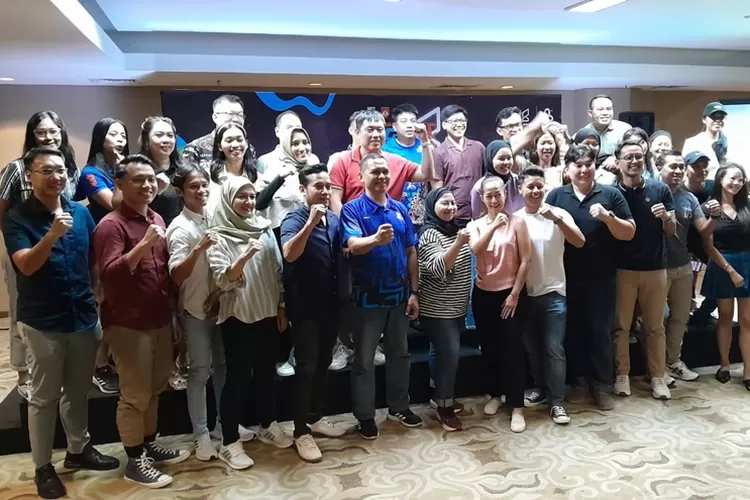 Jumpa pers Semarang Kekancan Night Run. Event lari ini bakal digelar pada malam hari.  (Ayosemarang.com/ Audrian Firhannusa)