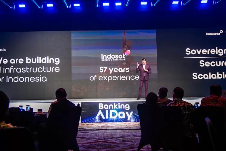Indosat mempersembahkan &ldquo;Banking AI Day,&rdquo; sebuah forum pelopor yang dirancang untuk membentuk masa depan. (dok Indosat.)