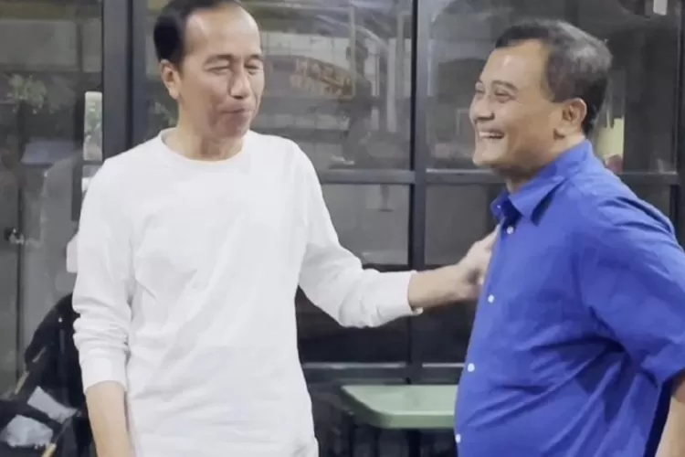 Presiden Jokowi menemui Ahmaf Luthfi jelang Pilgub Jateng.  (Istimewa)