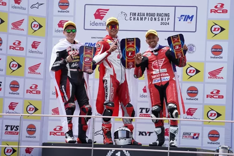 Pebalap Astra Honda Kuasai Podium Tertinggi di ARRC Sepang