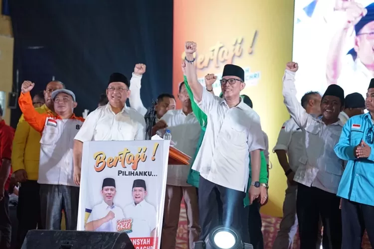 Mantan Bupati OKU Hadiri Deklarasi Pasangan BERTAJI.