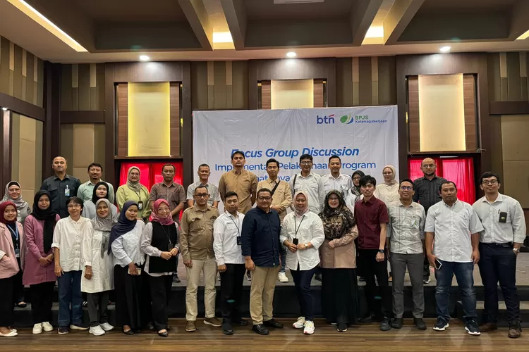 BPJS Ketenagakerjaan bersama BTN gelar FGD sekaligus menyosialisasikan Program Manfaat Layanan Tambahan (MLT) perumahan bagi para pekerja, belum lama ini.. (dok BPJS Ketenagakerjaan.)