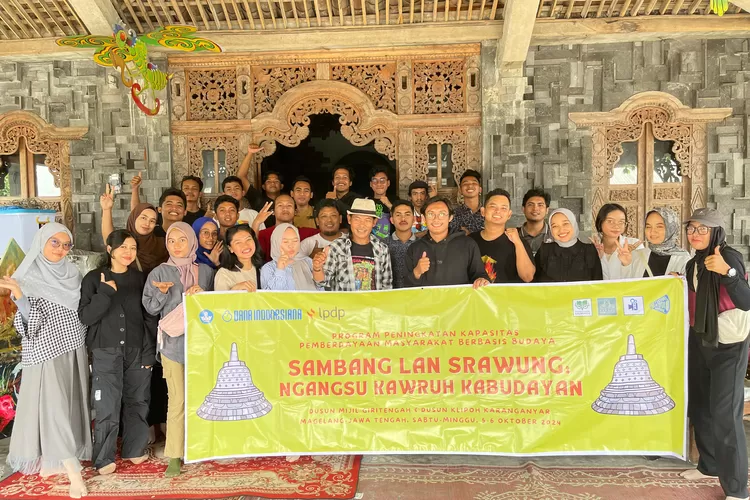 Komunitas di Kendal yang tergabung dalam wadah Omah Pituturan saat berkunjung ke Kabupaten Magelang.  (Dokumen)