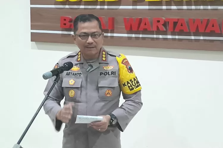 Kabidhumas Polda Jateng Kombes Artanto menyampaikan bahwa Polda Jateng belum berani menetapkan tersangka. (Ayosemarang.com/ Audrian Firhannusa)