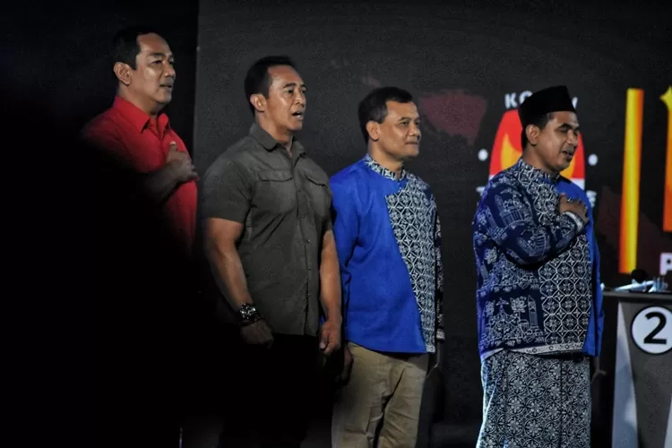 Jelang hari pencoblosan Pilgub Jateng 2024 saat 27 November 2024 nanti, dua paslon sudah menentukan lokasi pencoblosan mereka.  (Ayosemarang.com/ Audrian Firhannusa)