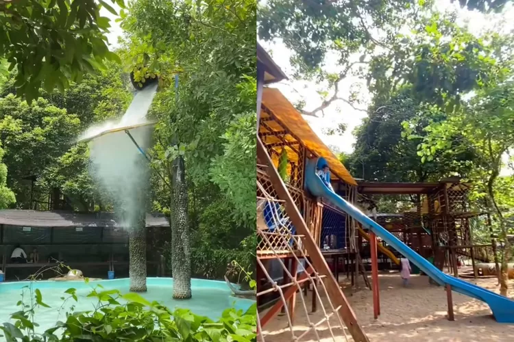 Tempat wisata di Semarang yang bisa dimasukkan ke dalam list kunjungan liburan Natal dan Tahun Baru 2025. (Kolase TikTok Isna dan Jihaan)