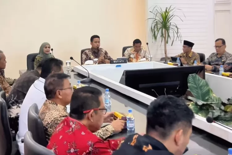 Pertemuan bupati dan wakil bupati Kendal terpilih dengan OPD Kamis 19 Desember 2024.  (edi prayitno/kontributor Kendal)