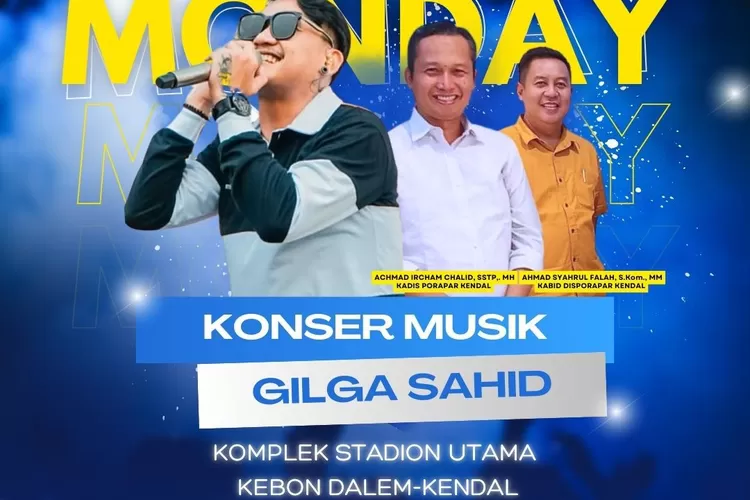  Konser Musik Gilga Syahid.  (dokumen)