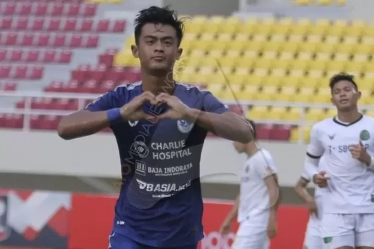Pratama Arhan saat masih bersegaram PSIS Semarang pada tahun 2022 lalu.  (dok Ayo Semarang)