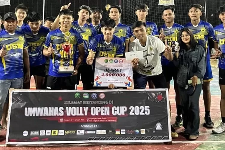 Voli Putra USM Juara 1 Turnamen UNWAHAS Volly Open Cup 2025