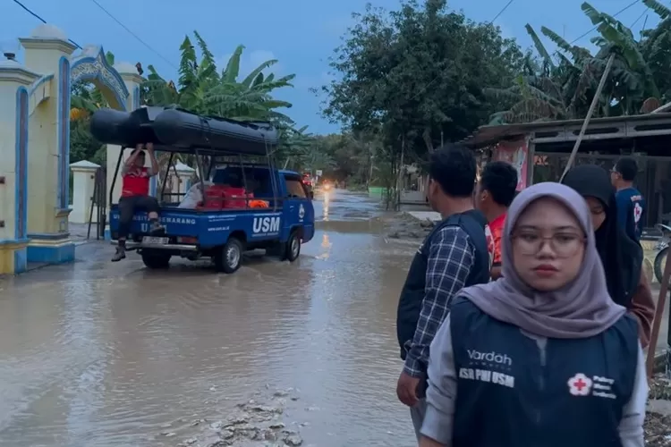 USM Terjunkan Tim Relawan Bantu Korban Tanggul Jebol Grobogan