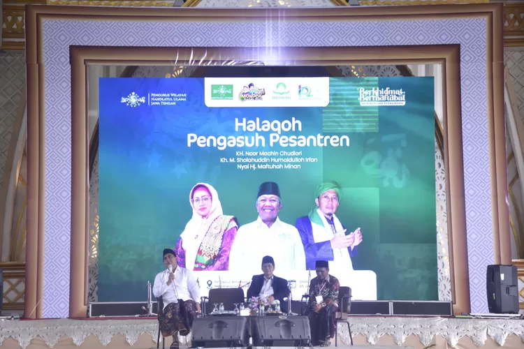 Naharul Ijtima' yang digelar di Pondok Pesantren Darul Amanah, Sukorejo Kendal.  (edi prayitno/kontributor kendal)