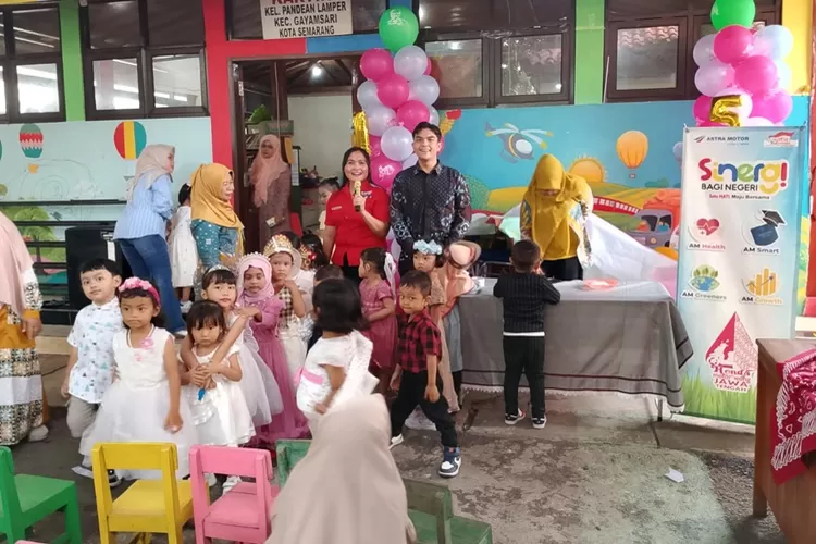 Astra Motor Jateng Beri Bimbingan Anak-anak PAUD di Semarang