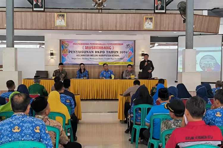 Musrenbang Penyusunan Rencana Kerja Pemerintah Daerah (RKPD) Tahun 2026 Kecamatan Weleri. ( dokumen)