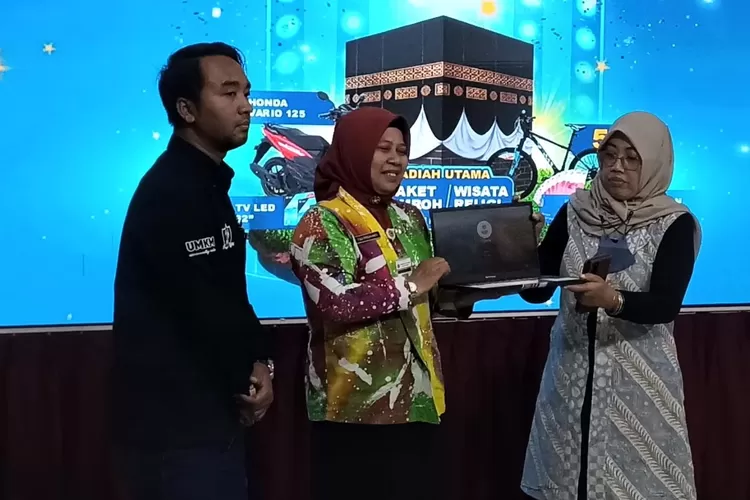Pengundian kredit dari PT BPR Nusamba Cepiring Kamis 6 Maret 2025.  (edi prayitno/kontributor kendal)