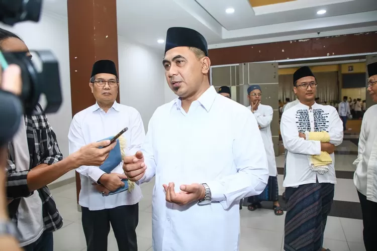 Wakil Gubernur Jateng Taj Yasin mengimbau agar masyarakat tetap waspads terhadap peringatan cuaca ekstrem dari BMKG.  (Humas Jateng)