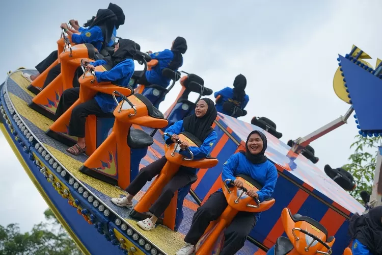 Saloka berbagi keceriaan bersama ratusan anak panti asuhan. (dok Saloka.)