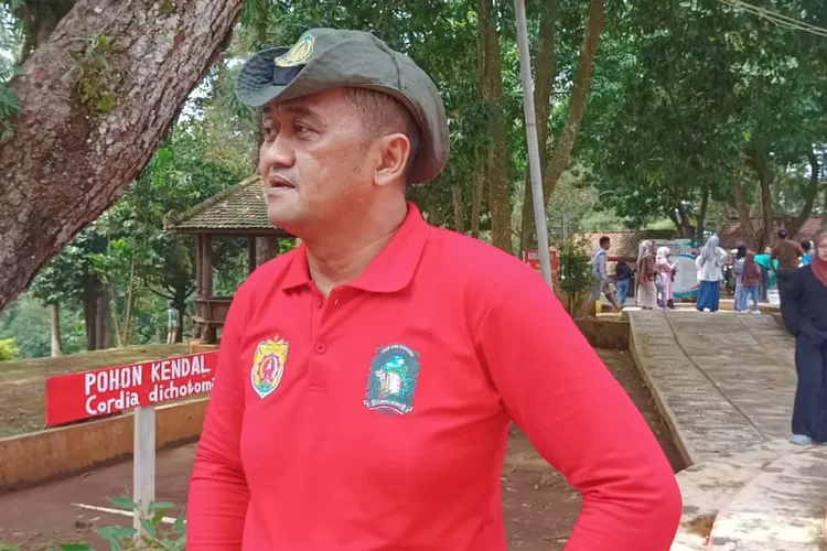 Kepala Destinasi Wisata (DTW) Curugsewu, Patean, Areyo Widyanto.  (edi prayitno/kontributor Kendal)