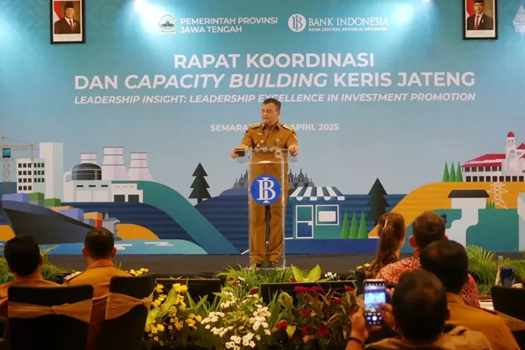 Gubernur Jateng Ahmad Luthfi saat Rapat Capacity Building Keris Jateng di PO Hotel Semarang.  (Humas Jateng)