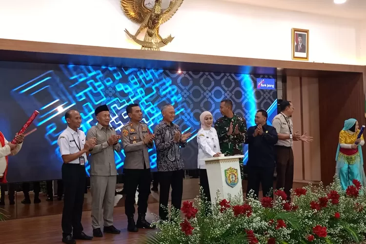Launching SPPT PBB P2 di Pendopo Tumenggung Bahurekso Kendal.  (dokumen)