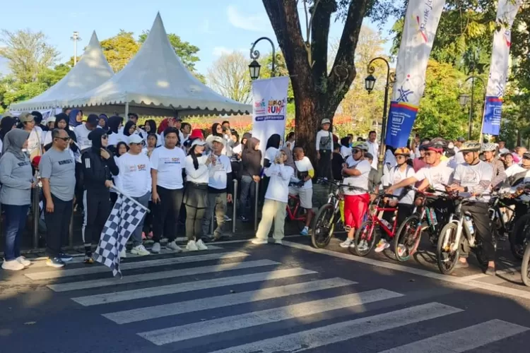 Koplo Run Batch #1 sukses digelar di Lapangan Pancasila, Salatiga, pada Minggu pagi, 29 Juni 2025.  (Dok.)