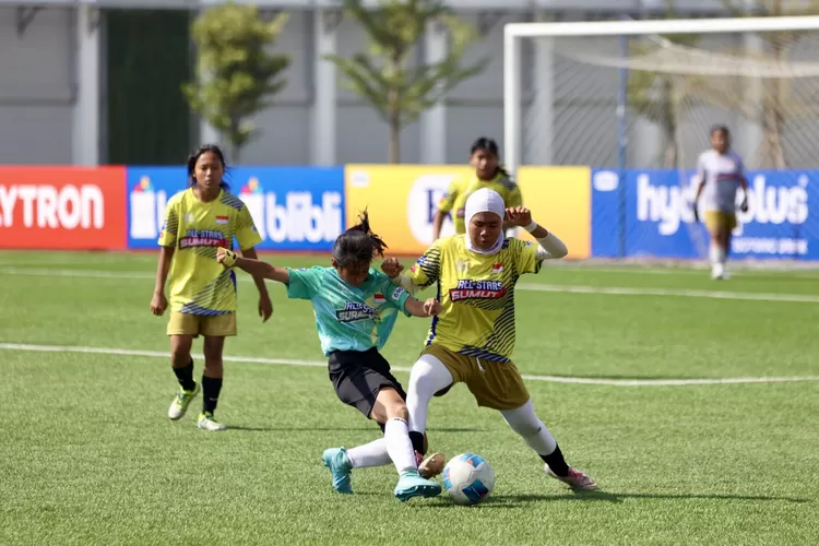 Hydoplus Piala Pertiwi All Stars digelar di Kudus. Ajang ini jadi pondasi sepakbola wanita dari akar rumput. (Hydroplus)