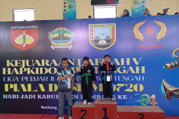 Atlet Kendal meraih medali di Kejurda Hapkido V Jawa Tengah 2025 dan Liga Pelajar II Jawa Tengah di Rembang.  (Dokumen)