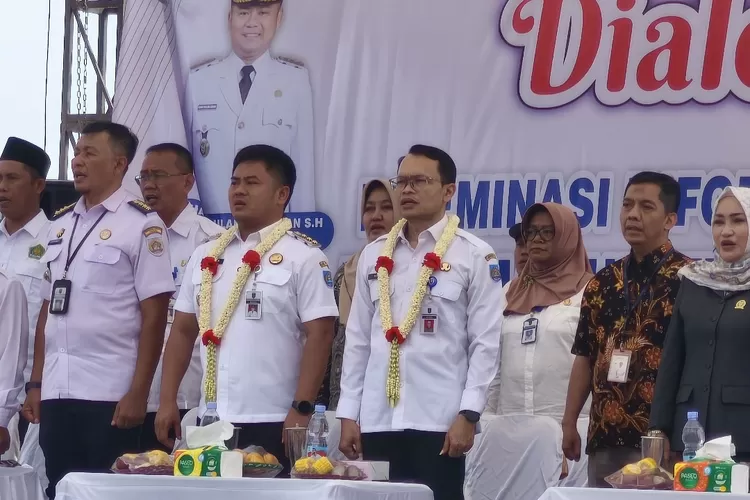 Kegiatan Bupati Tilik Desa yang dilakukan oleh Bupati Tegal, Ischak Maulana di Desa Kambangan, Kecamatan Lebaksiu pada Rabu (16/7/2025). &nbsp; &nbsp; (Dok.)