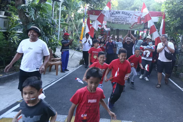 Perlombaan HUT Kemerdekaan di Kota Semarang. Pemkot gelar berbagai perlombaan untuk masyarakat. (Humas Pemkot)