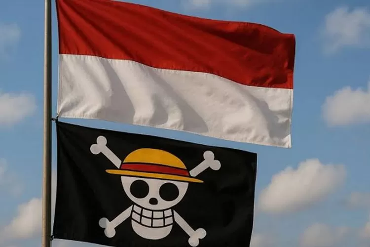 Ilustrasi bendera One Piece  (Istimewa Net)