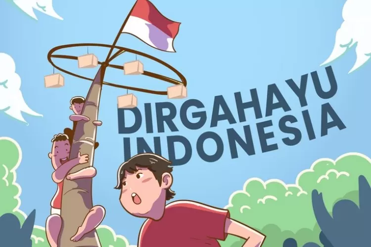 Sketsa gambar lomba mewarnai 17 Agustus 2025 (pinterest)