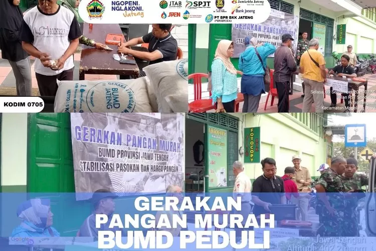 Gerakan Pangan Murah di Jawa Tengah, terus digencarkan.  (Dok.)