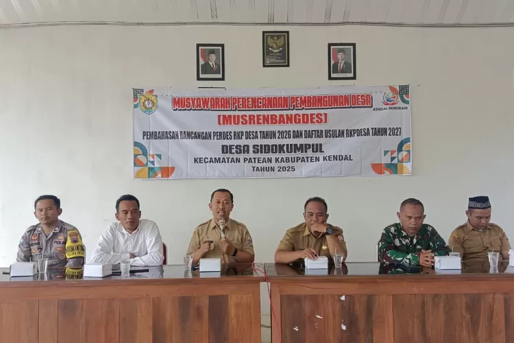 Musrenbangdes di Desa Sidokumpul Kecamatan Patean.  (dokumen)