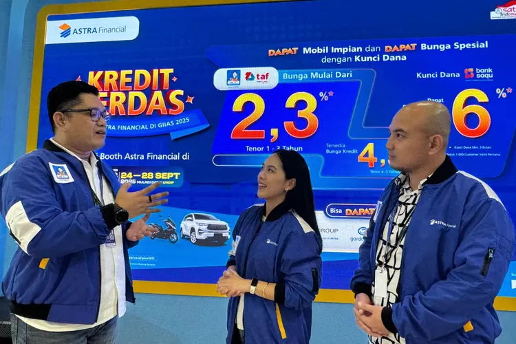 Astra Credit Companies (ACC) hadir di pameran Gaikindo Indonesia International Auto Show (GIIAS) Semarang 2025  menawarkan program bunga kredit khusus bagi pengunjung. (Dok.)