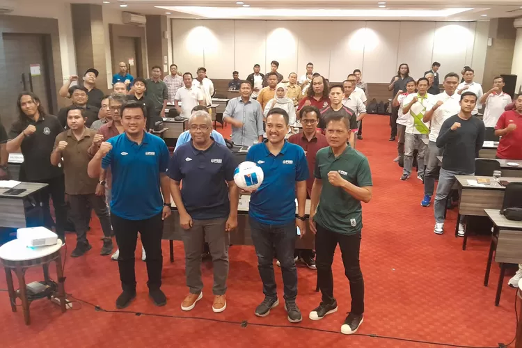 Managers Meeting dan Drawing Babak Kualifikasi Sepakbola Proprov Jateng 2026 di Semarang. (Ayosemarang.com/ Audrian Firhannusa)