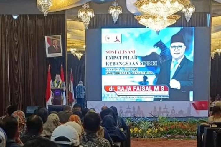 Sosialisasi Empat Pilar anggota MPR RI dr. Raja Faisal Manganju Sitorus 18 Oktober 2025.  (dokumen)