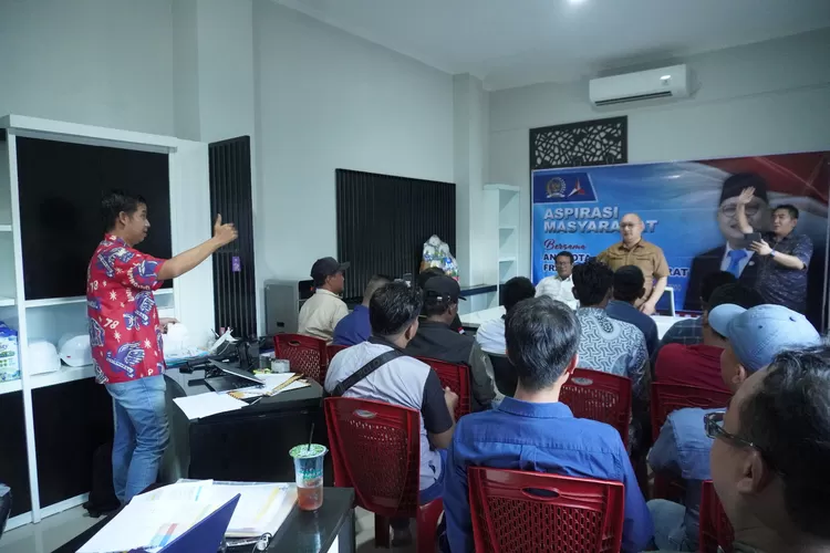 Kegiatan serap aspirasi masyarakat bertema Peran Generasi Muda dalam Mendorong Ekonomi Kerakyatan yang Inovatif dan Berkeadilan.  (dokumen)