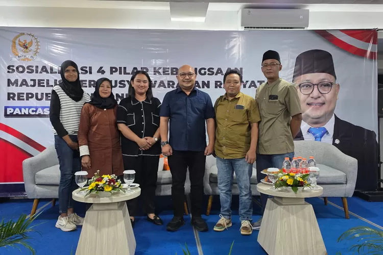 Anggota MPR RI Raja Faisal saat sosialisasi empat pilar kebangsaan.  (dokumen)